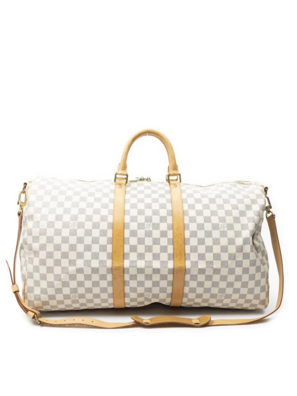 Louis Vuitton Keepall Bandouliere Ivory Damier Azur